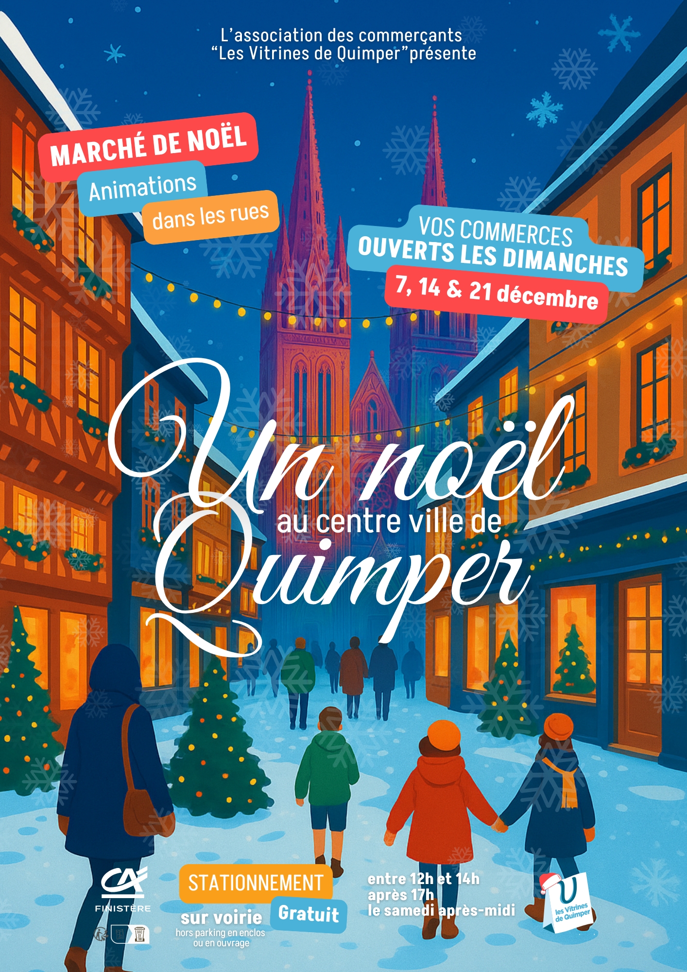 AFFICHE NOEL QUIMPER